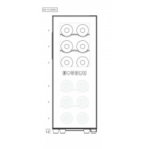 Винный шкаф Dunavox DAT-12.33DC