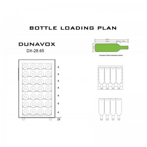 Винный шкаф Dunavox DX-28.65C