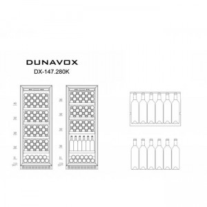 Винный шкаф Dunavox DX-147.280K