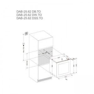 Винный шкаф Dunavox DAB-25.62DB.TO