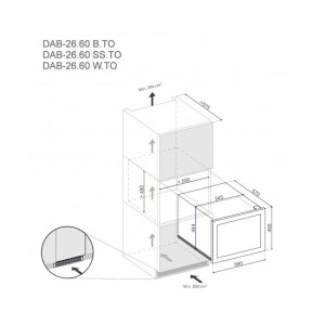 Винный шкаф Dunavox DAB-26.60B.TO