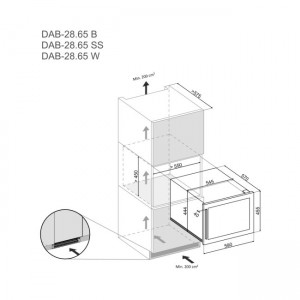 Винный шкаф Dunavox DAB-28.65B