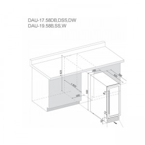 Винный шкаф Dunavox DAU-17.58DB