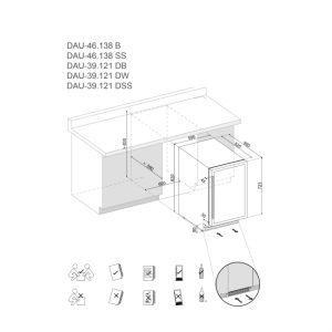 Винный шкаф Dunavox DAU-39.121DSS