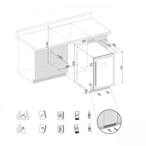 Винный шкаф Dunavox DAU-52.146B