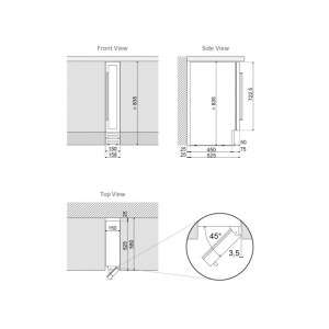 Винный шкаф Dunavox DAU-9.22B