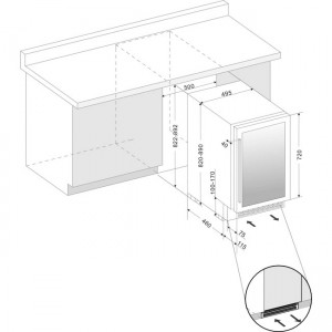 Винный шкаф Dunavox DAUF-38.100DB.TO