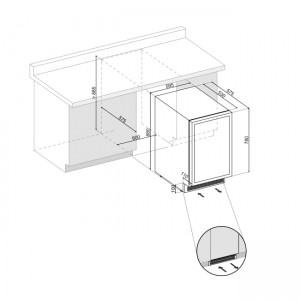 Винный шкаф Dunavox DAUF-45.125DSS.TO