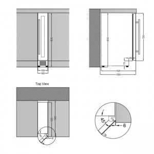 Винный шкаф Dunavox DAUF-9.22B