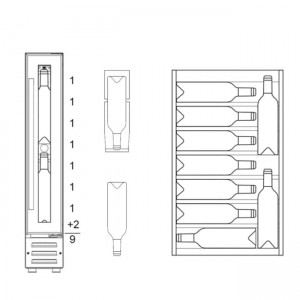 Винный шкаф Dunavox DAUF-9.22B