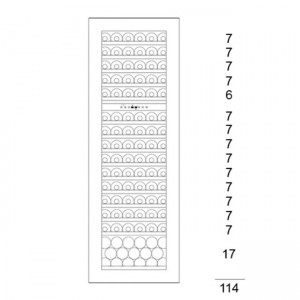 Винный шкаф Dunavox DAVG-114.288DSS.TO