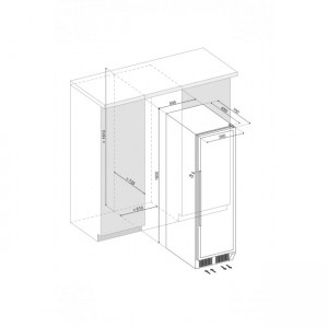 Винный шкаф Dunavox DX-104.375DSS