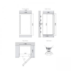 Винный шкаф Dunavox DX-89.246TSS